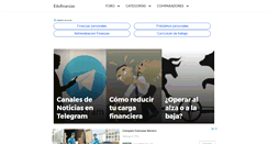 Desktop Screenshot of edufinanzas.com